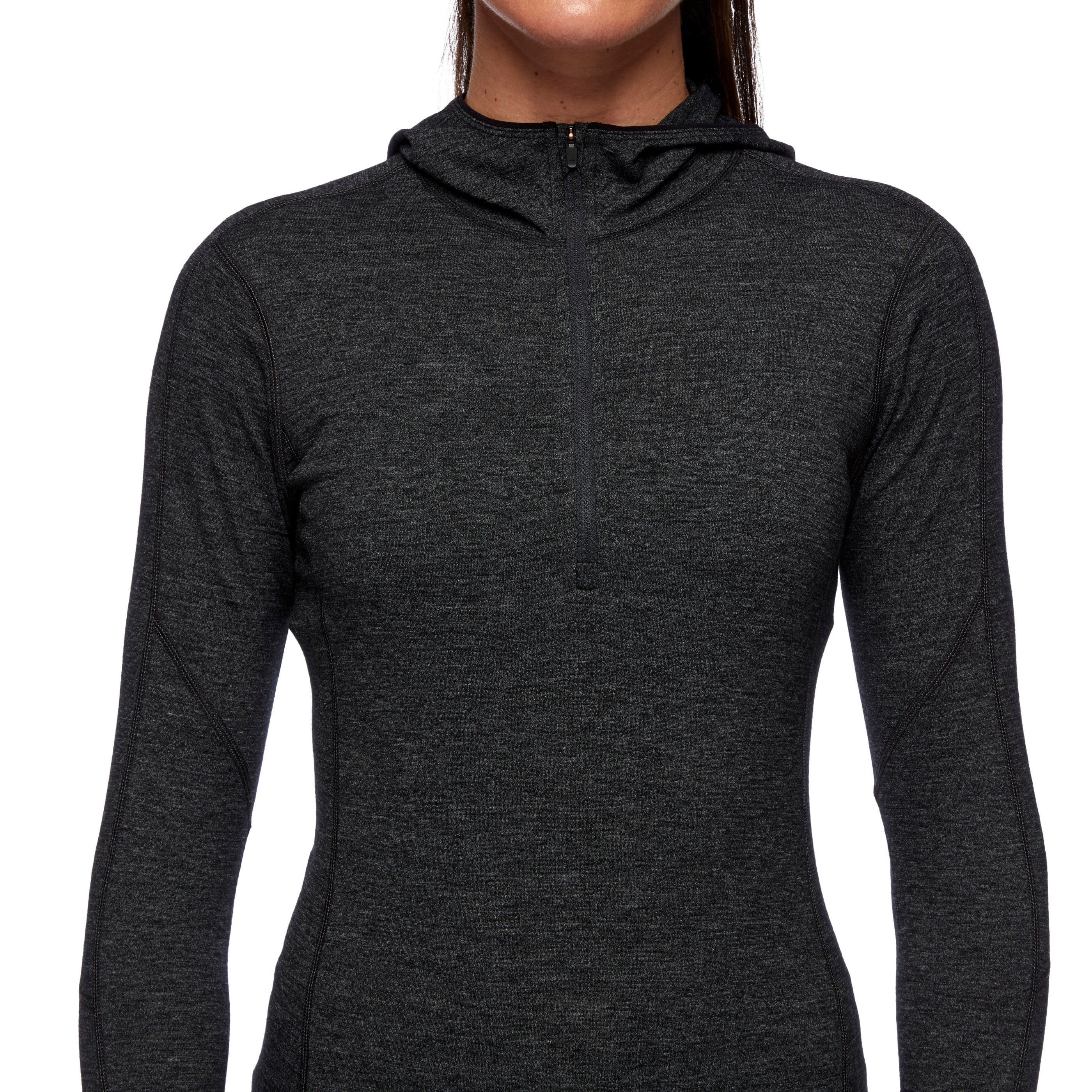 Women's Solution 150 Merino Quarter Zip Hoody - Image 3