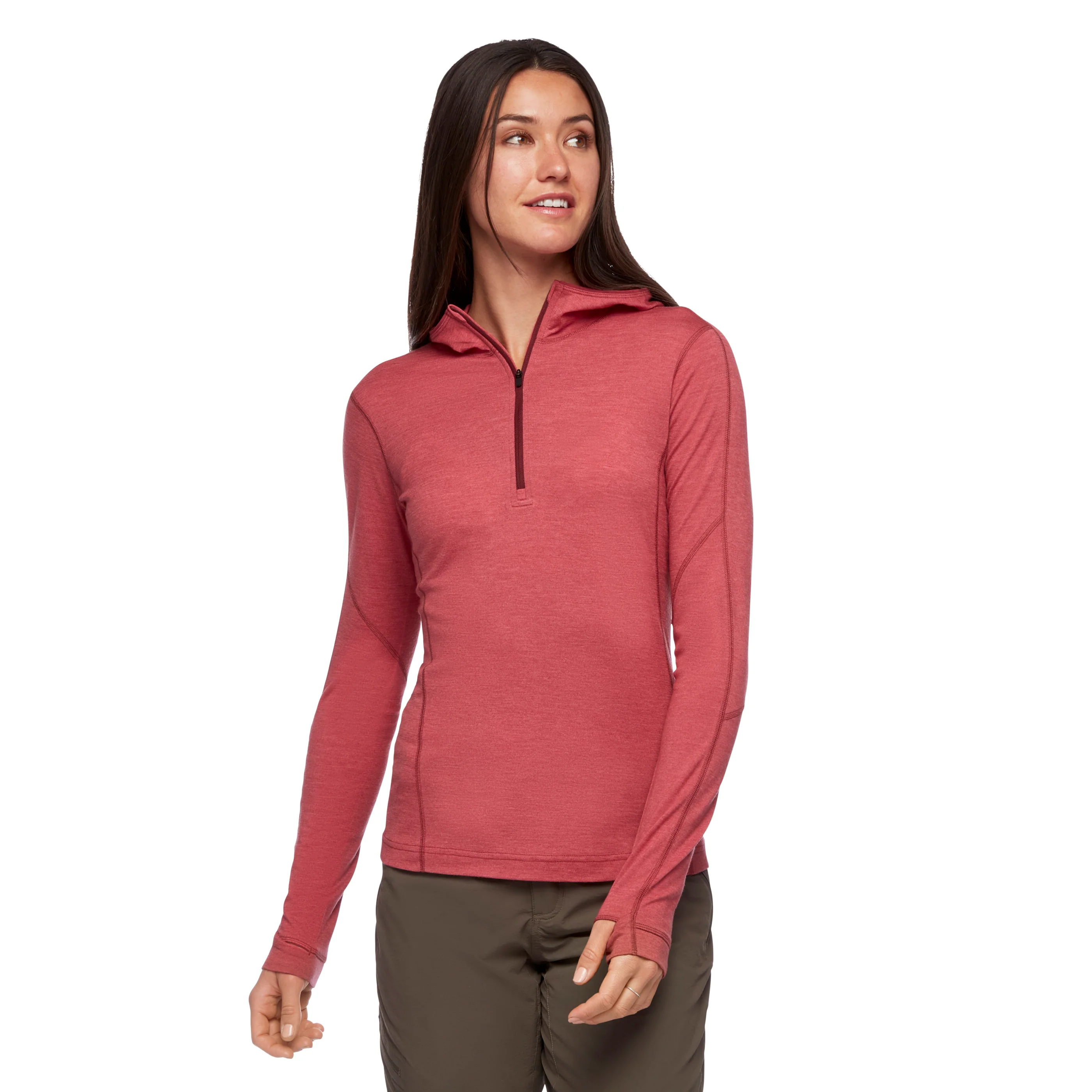 Women's Solution 150 Merino Quarter Zip Hoody - Image 4